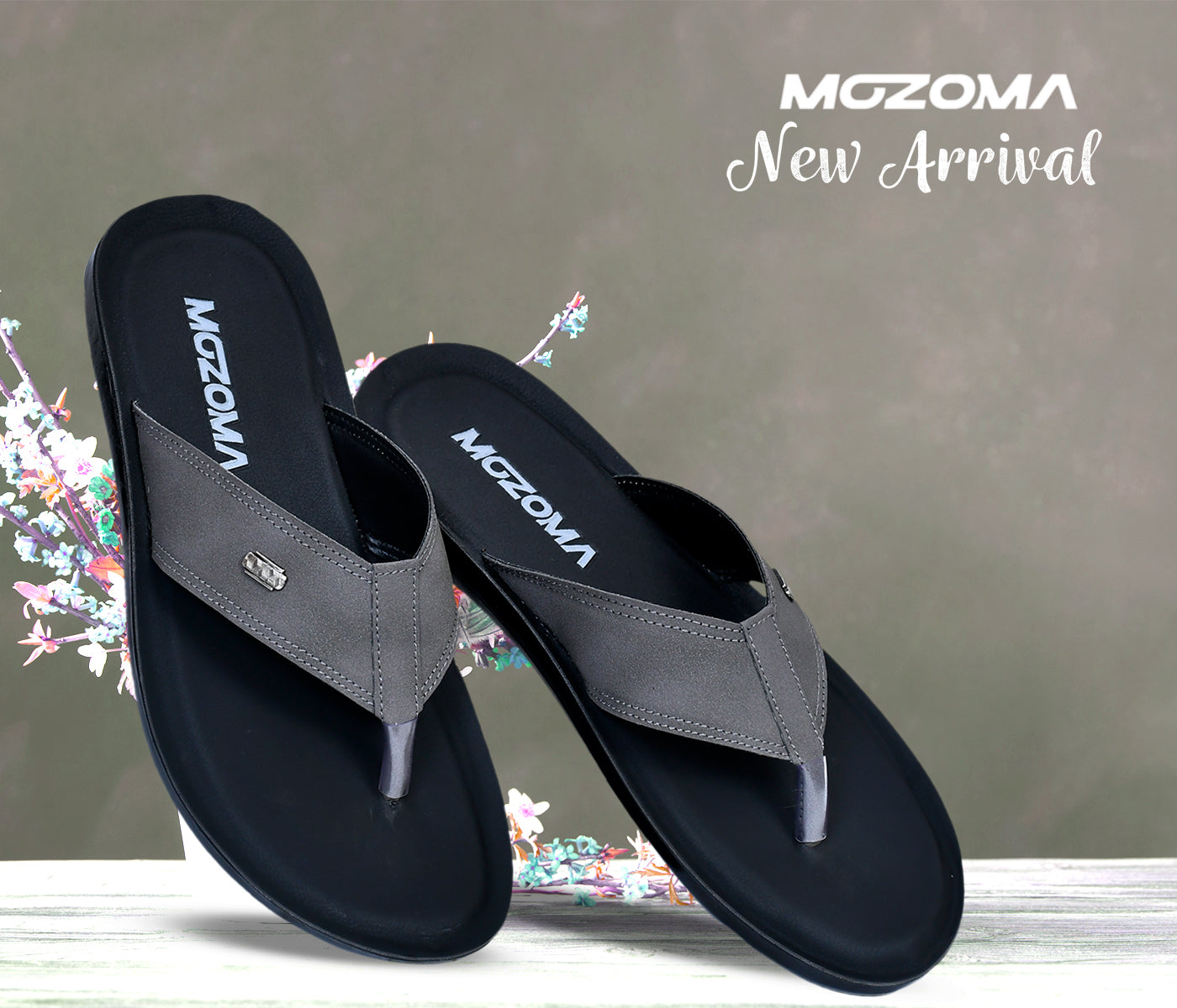 Mens Pu Slipper S-45