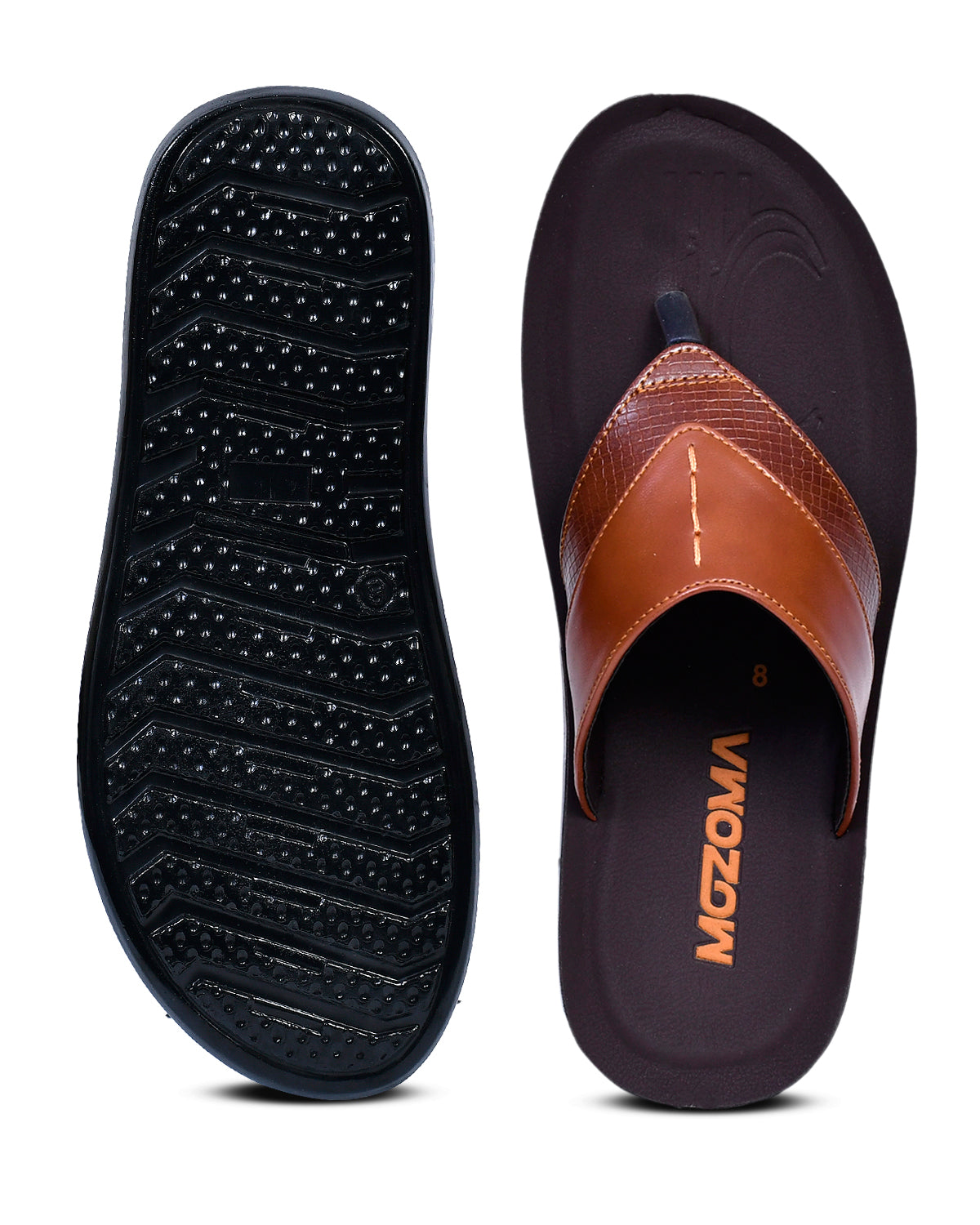 Mozoma Men's S-33 Casual Two-Strap Slide Sandals