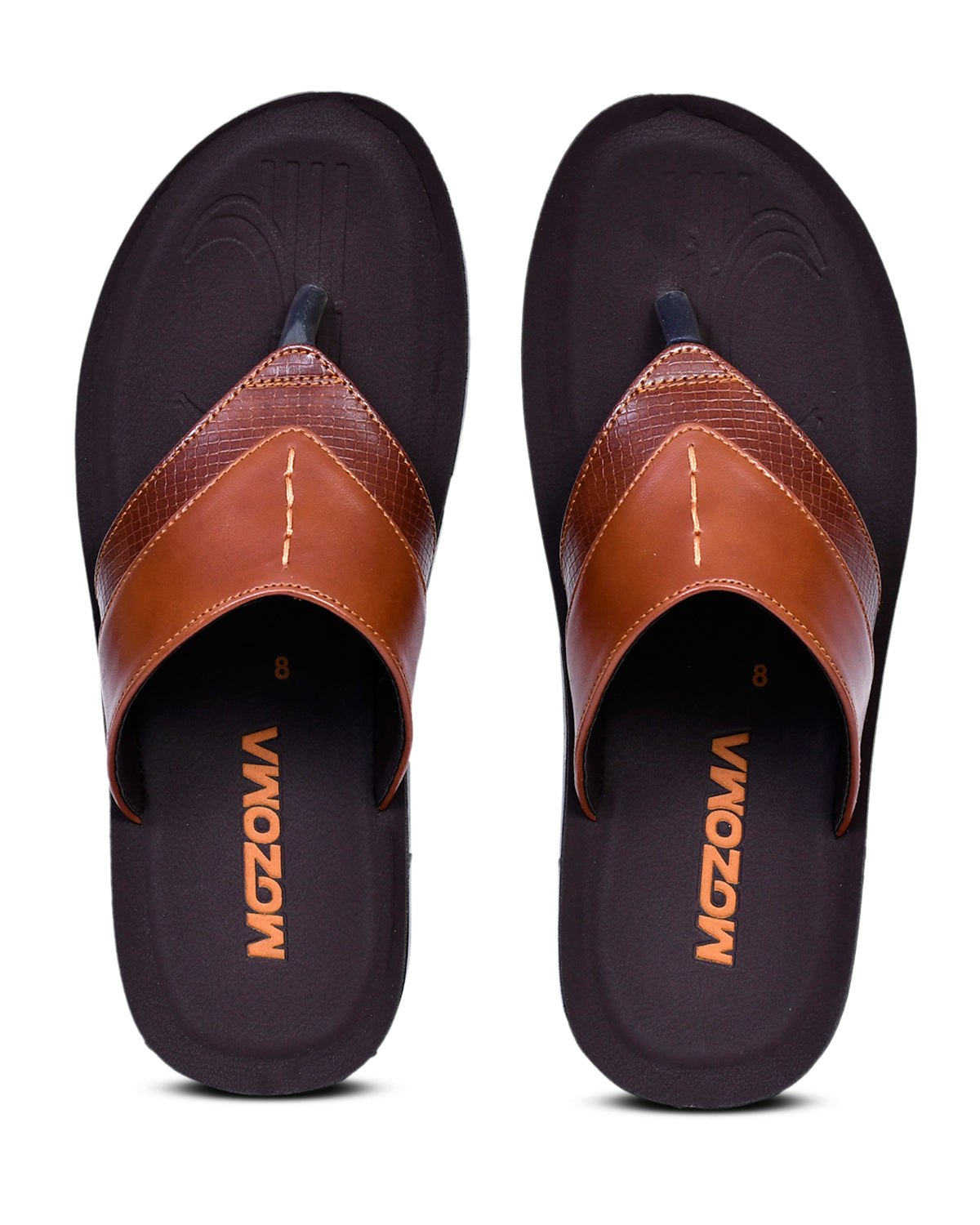 Mozoma Men's S-33 Casual Two-Strap Slide Sandals